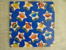 Vtg 1998 Sesame Street MUPPETS All Occasion Gift Wrap Paper 30