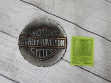 NEW American Forging Hand Crafted USA SMALL Plate HARLEY-DAVIDSON MOTOR CYCLES picture