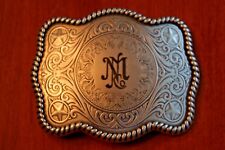 Neiman Marcus 100th Anniversary Belt Buckle w/ engraved logo picture