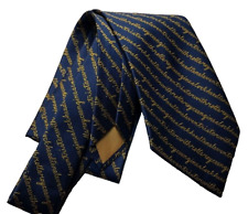 RARE TIE Rolls Royce WOVEN especially Royal Blue VINTAGE 70s 80s Prince Consort picture