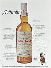 1974 DEWAR'S White Label Whisky Dewar's Never Varies Vintage PRINT AD picture