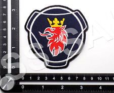 SAAB SCANIA EMBROIDERED PATCH IRON/SEW ON ~3-1/4