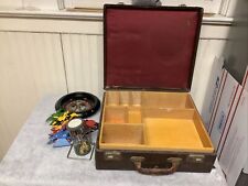 Vintage Rottgames traveler gambling case used with cast iron horses picture
