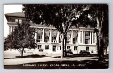 Cedar Falls IA-Iowa RPPC College Library ISTC Real Photo c1951 Vintage Postcard picture