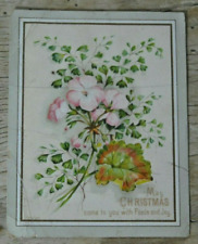 Antique Victorian Greeting Card 