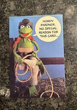 Muppet American Greetings Card, Kermit “Howdy Pardner” picture