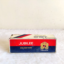 Vintage Jubilee Advertising King Size Filter Virginia Cigarette Tin Box CG540 picture