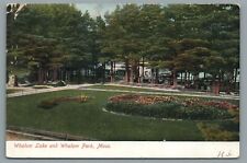 Whalom Lake and Whalom Park Lunenburg Mass Divided Back Vintage Postcard c1906 picture
