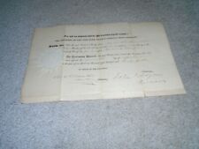 1834 Membership Certificate NEW YORK SOCIETY LIBRARY for Moses Scott picture