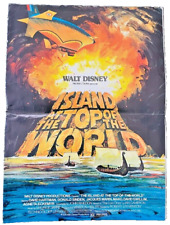 1974 WALT DISNEY ISLAND AT THE TOP OF THE WORLD Original Movie Theater Pressbook picture