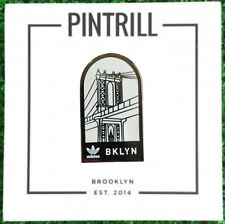 ⚡RARE⚡ PINTRILL x Adidas Pin Brooklyn Bridge New York Pin *BRAND NEW* 🌉 picture