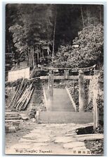 c1910's View Of Mogi Temple Stairs Nagasaki Japan Unposted Antique Postcard picture