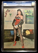 FOCUS ON BETTIE PAGE 1963 SELBEE MAGAZINE CGC 7.5 CHEESECAKE PIN-UP BETTY PAGE❤️ picture