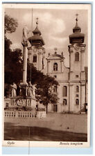 Gyor Transdanubia Hungary Postcard Benedict Church Building c1920's Antique picture