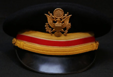 Cold War US Army 685th AAA Officers Dress Visor Hat Lt. Tata, JFK Hyannis Armory picture