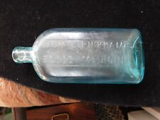 Lydia Pinkham's Blood Medicine Bottle Aqua picture