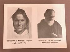Padre Pio & Madre del P. Pio Giuseppa Di ZNunzio Photo picture