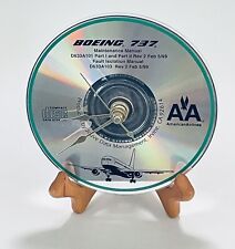 Vintage American Airlines Boeing 737 CD Compact Disc Desk Shelf Clock Aviation picture