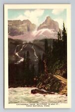 Yoho Natl Park BC-British Columbia, Cathedral Peak, Vintage Postcard picture