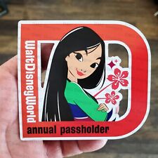 Aftermarket Walt Disney Annual Passholder Magnet featuring Mulan I made this picture