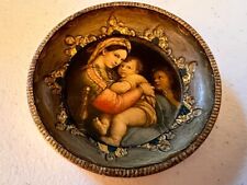 Vintage Raphael Madonna of the Chair Made in Italy G B Florence 3