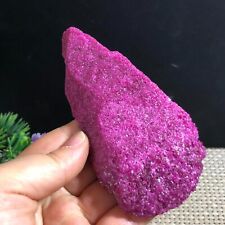 197g Natural Red Corundum Ruby Crystal Rough Mineral Specimen d55 picture