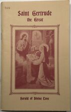 St. Gertrude the Great, Vintage 1983 Holy Devotional Booklet. picture