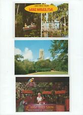 Lake Wales Florida vintage lot of twelve unused 1960s postcards -- Singing Tower picture