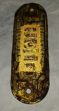 VINTAGE BICYCLE LICENSE PLATE FROM LINCOLN NEBR 1963-64 2=186 picture