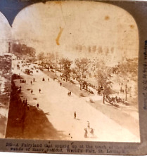 Birds Eye View  St Louis MO 1904 Worlds Fair Whiting Stereoview picture