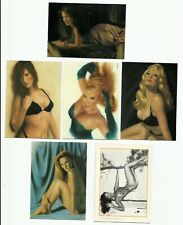 Scream Queens 4 Set Of 5 Bonus Cards NM 1994 + Bettie Page Promo Card NM picture