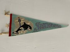Vintage Sea World Pennant 1973 Full Size Felt Pennant Collectible VERY RARE 1123 picture