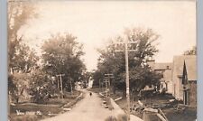 UNION MAINE RESIDENTIAL STREET HOUSES c1910 real photo postcard rppc me antique picture