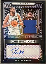 2019-20 Panini Obsidian Pach Car Jersey Number 33/49 - Nicolas Batum - Clippers picture