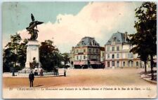 Monument aux Enfants de la Haute-Marne et l'Entrée de la Rue de la Gare - France picture