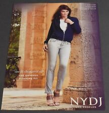 2014 Print Ad Sexy Heels Fashion Long Legs Lady Brunette NYDJ Feminine Beauty picture
