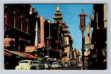 San Francisco CA-California, Gift Shops, Chinatown, Antique Vintage Postcard picture