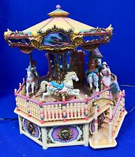 RARE VTG 1992 Enesco Deluxe Animated Carousel Working with Music/Lights 128  picture