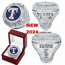 HOT 2024 Texas Rangers Ring With Box SEAGER New 🔥🔥 picture
