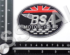 BSA MOTORCYCLES EMBROIDERED PATCH IRON/SEW ~3-1/2