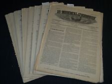 1903 LE MOUVEMENT GEOGRAPHIQUE NEWSPAPERS LOT OF 46 - BELGES AU CONGO - NP 4257 picture