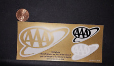VINTAGE GOLD AAA Sticker / Decal  RACING ORIGINAL old stock picture