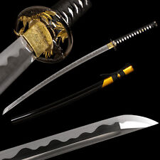 Full Tang Polished 1095 Steel Katana Razor Sharp Japanese Samurai Sword Bohi picture