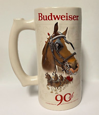2023 Budweiser Holiday stein with DEFECTS from Christmas mug series LOW QUALITY picture