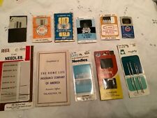 Vintage Hand Sewing Needle Packs. Assorted sizes picture