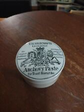 Antique Victorian Burgess's Genuine Anchovy Paste For Toast Biscuit &C Pot & Lid picture
