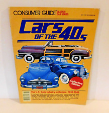 Consumer Guide Cars of the 40's 1940's Nov. 1981 Classic Car Series picture