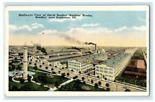 c1915 Bird's Eye View David Bradley Machine Works Kankakee Illinois Postcard picture