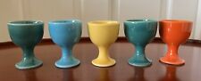 Fiesta Harlequin Egg Cups Original Red, Green, Blue And Yellow Circa 1938-1942 picture