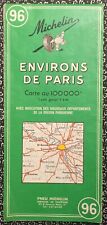 Michelin card No. 96 - surroundings of Paris - 1/100,000 - 1967 Forêt de Compiegne picture